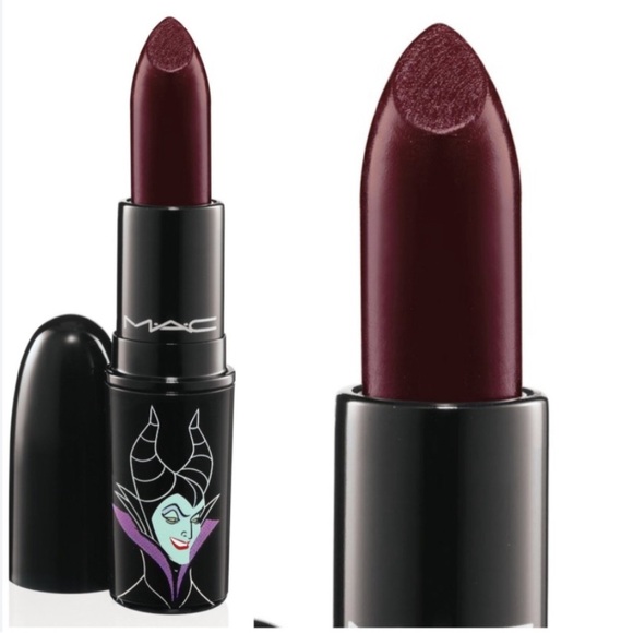 M.A.C AMPLIFIED LIPSTICK DISNEY FAVOURITES Maleficient IN DARK DEED NIB - Picture 5 of 11
